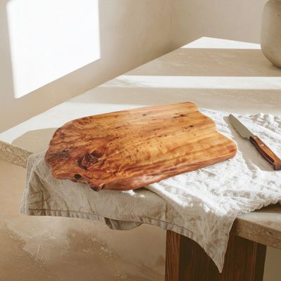 Savin Natural Cedarwood Chopping and Serving Board - Brown