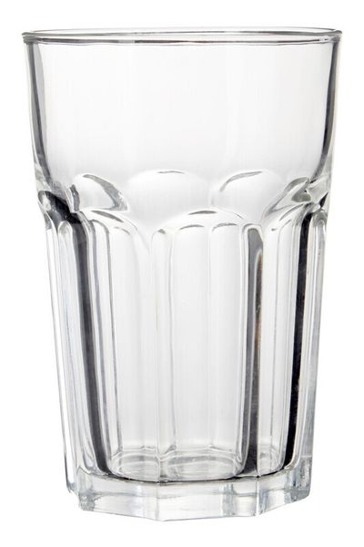 Euri Set of Four Clear Glass Tumblers 500ml - Transparent