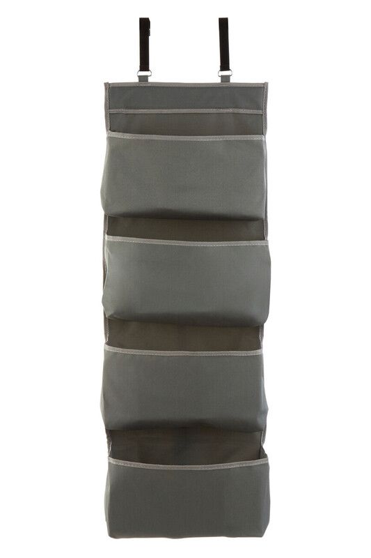 Verti Grey Over Door Hanging Organiser - Grey - Image 1