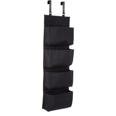 Verti Over Door Black Hanging Organiser - Black - Thumbnail 2