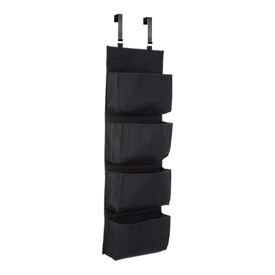 Verti Over Door Black Hanging Organiser - Black