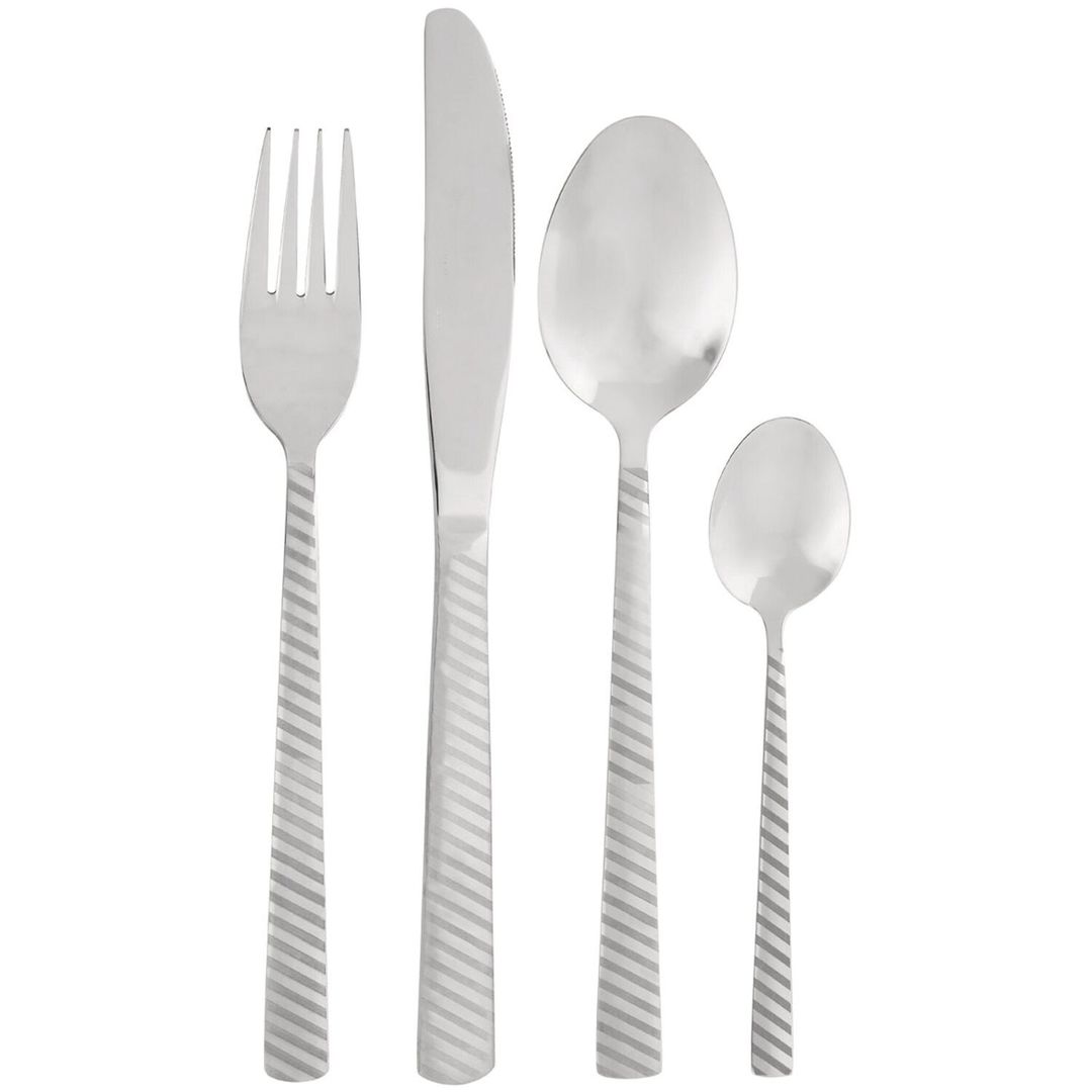 Avie Candy 16 Piece Cutlery Set - Silver - Image 1