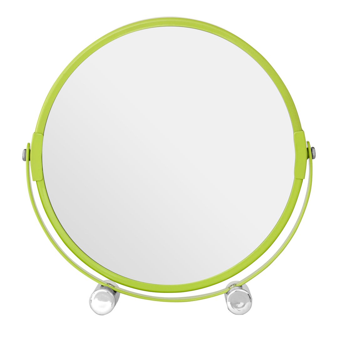 Mison Lime Green Shaving Mirror With Feet - Green - Image 1