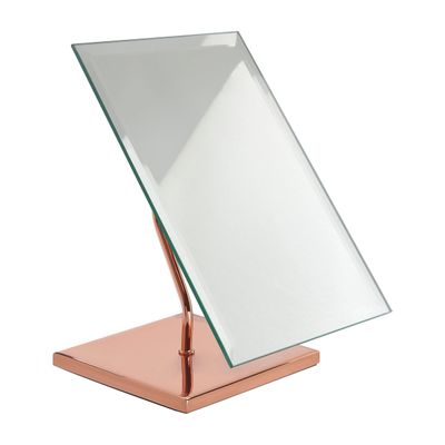 Clara Rose Gold Table Mirror - Gold