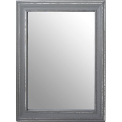 Sana Art Deco Wall Mirror - Grey