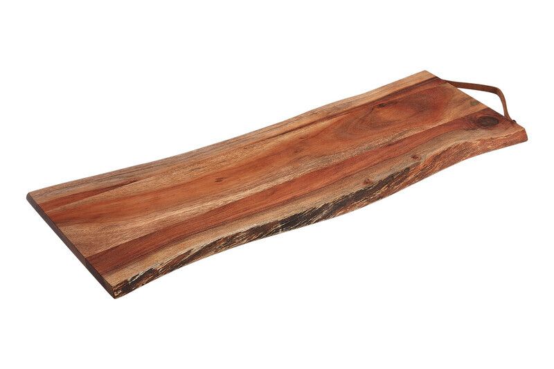 Socorro Acacia Wood Chopping And Serving Board with Oil Finish - Brown - Image 1