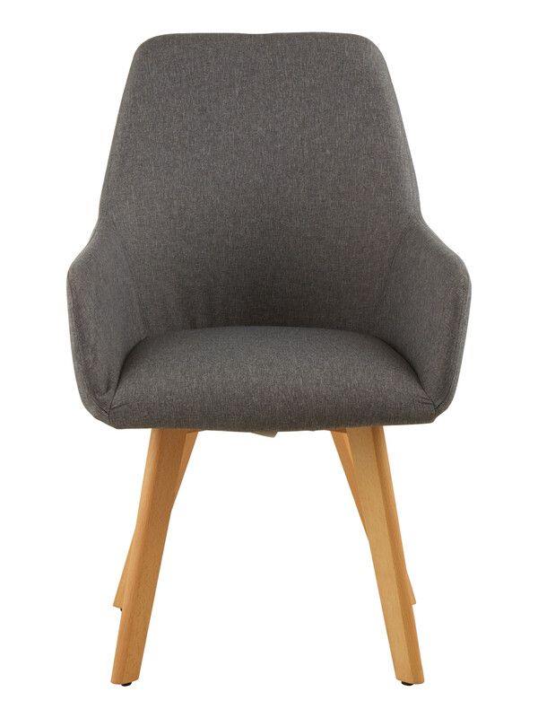Stockholm Grey Dining Chair - Grey - Image 1