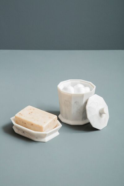 Riviera Grey Cotton Jar - Grey