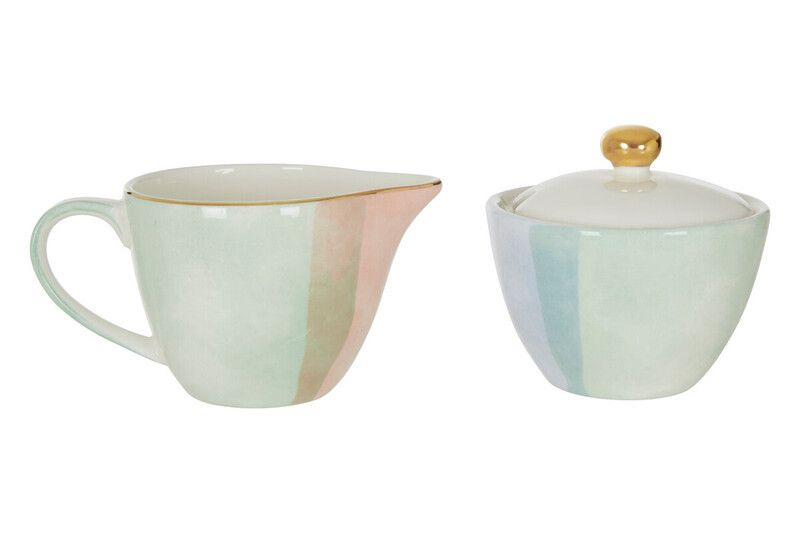 Colour Of Paradise Sugar Pot And Creamer - Assorted - Image 1
