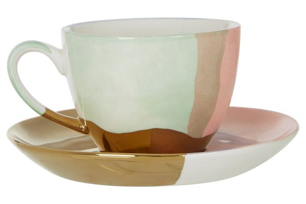 Colour Of Paradise Cup And Saucer Set - Assorted