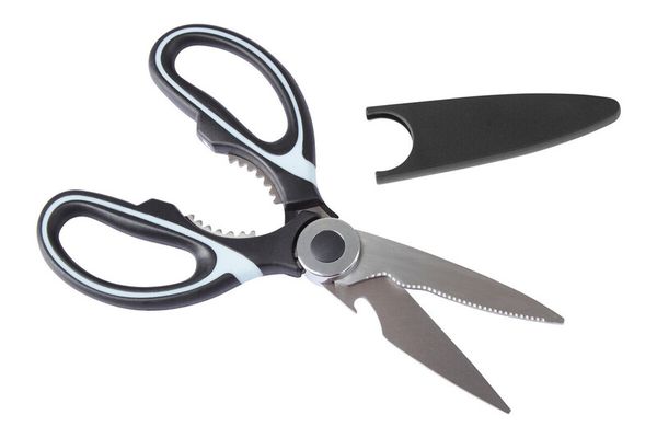 Zing Black And Pastel Blue Scissors - Black