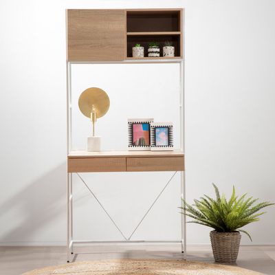 Bradbury Natural Oak Veneer Effect Desk - Natural