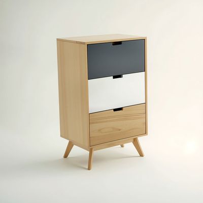 Watson Tri Colour Chest of 3 Drawers - Assorted