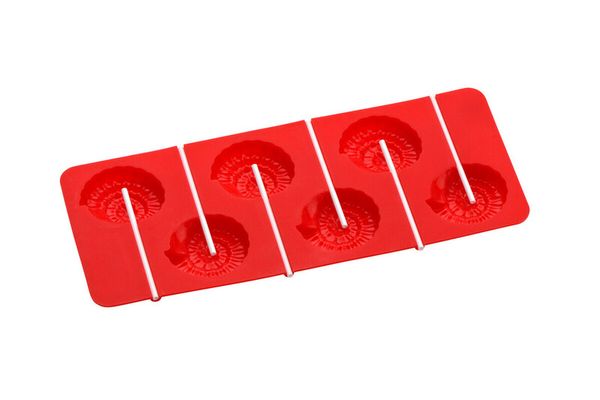 Hallie 6 Shell Moulds And 12 Sticks Cake Pop Mould - Red