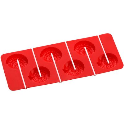 Hallie 6 Shell Moulds And 12 Sticks Cake Pop Mould - Red - Thumbnail 2