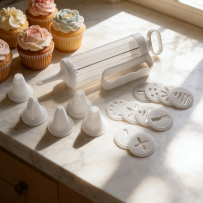 Hallie Cake And Cookie Decorating Set - Clear - Thumbnail 2