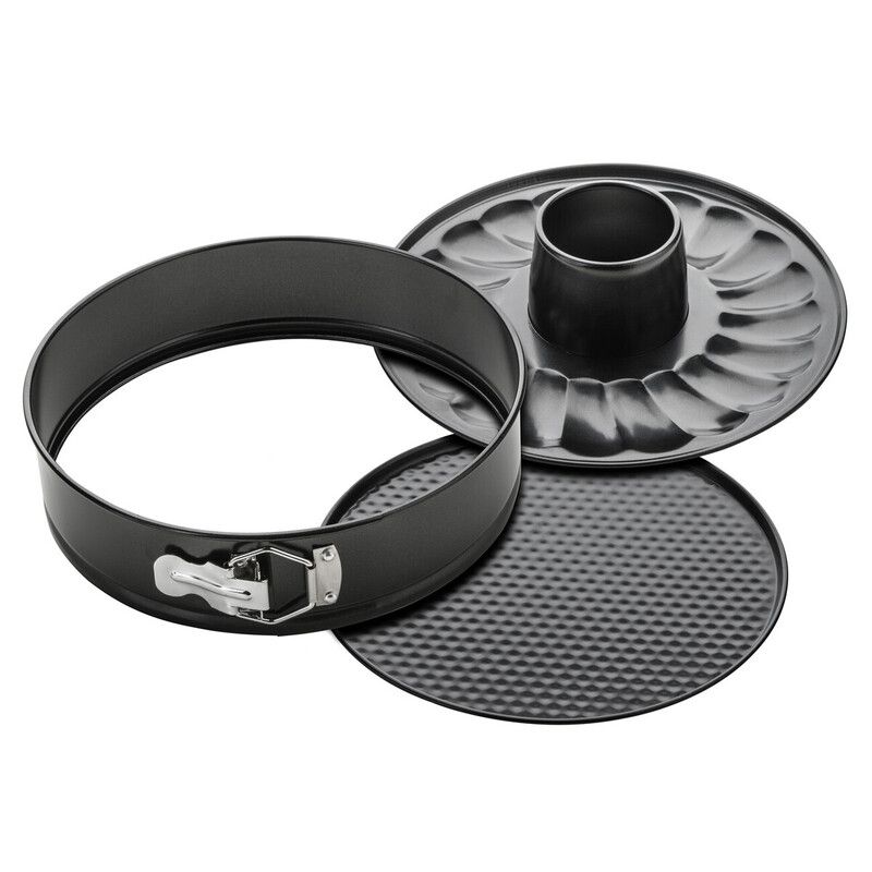 Mari Non Stick Round Cake Pan Set - Black - Image 1