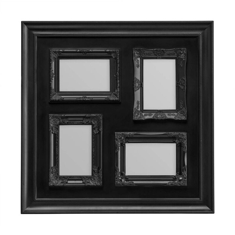 Maren 4 Photo Black Plastic Multi Photo Frame - Black - Image 1