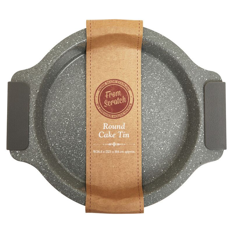 From Scratch Small Round Cake Tin - Grey - Image 1
