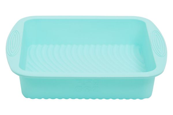 Zing Pastel Green Square Cake Mould - Green