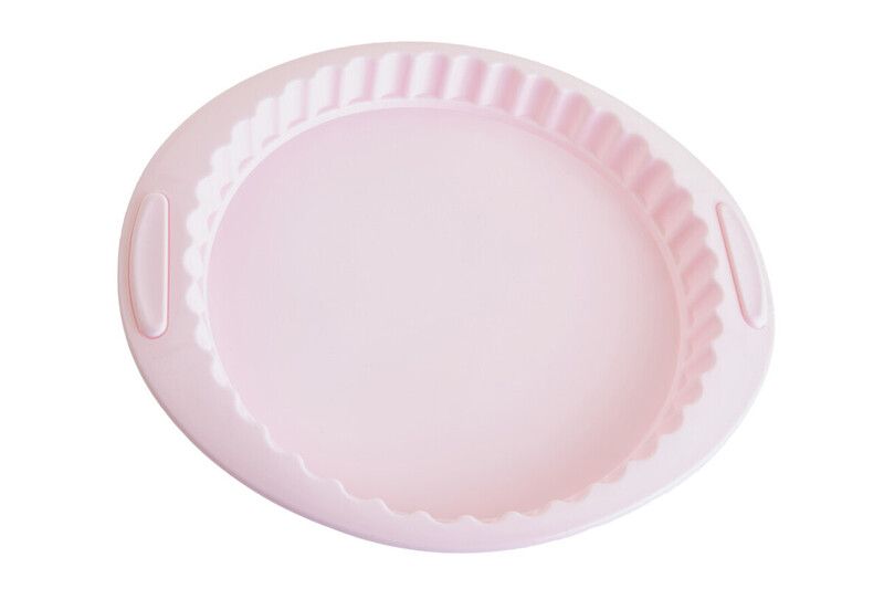 Zing Pastel Pink Pie or Flan Mould - Pink - Image 1