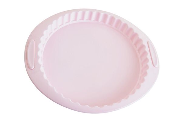 Zing Pastel Pink Pie or Flan Mould - Pink