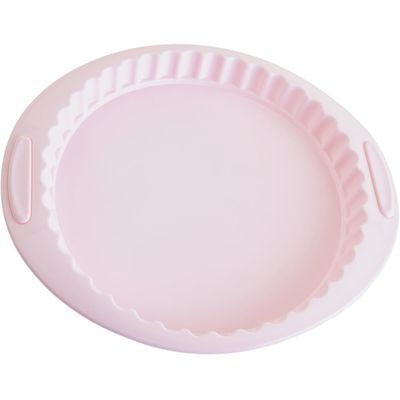Zing Pastel Pink Pie or Flan Mould - Pink - Thumbnail 2