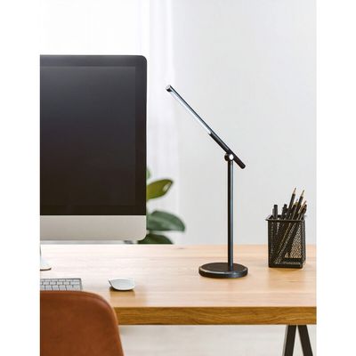 Finley Black Touch Desk Lamp - Black