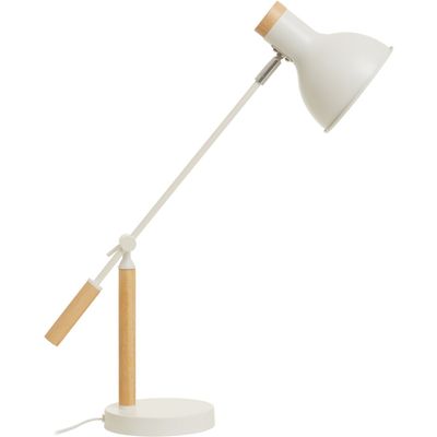 Stockholm Matte White Table Lamp - White