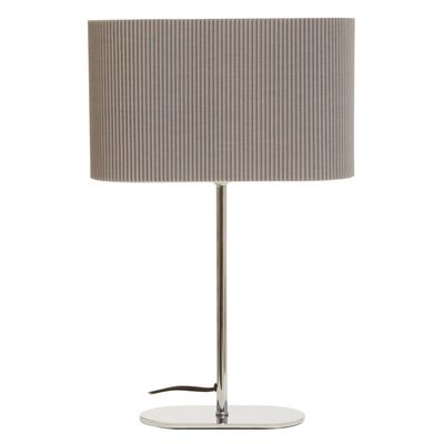 Lilian Shiny Silver Table Lamp - Silver