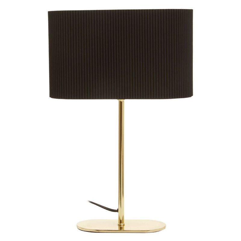 Lilian Shiny Brass Table Lamp - Black - Image 1