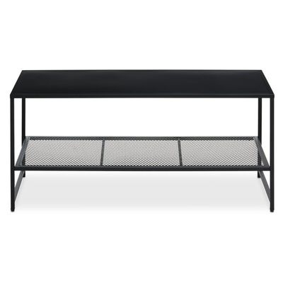 Acero Black Metal Coffee Table - Black