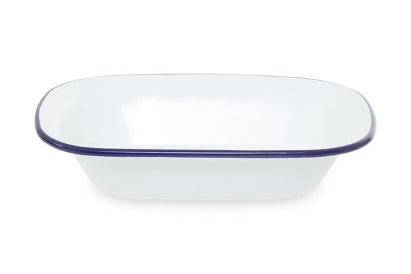 From Scratch 22cm Rectangular Pie Dish - White