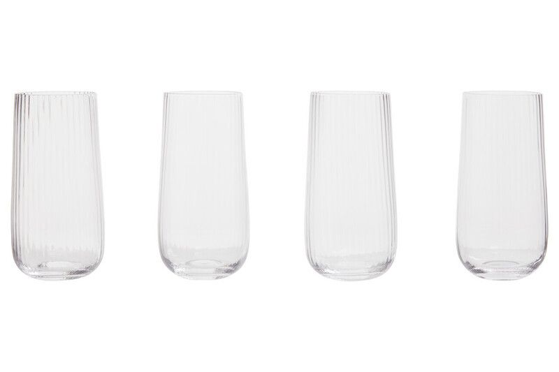 Lyle Set of Four Hi Ball Glasses - Transparent - Image 1