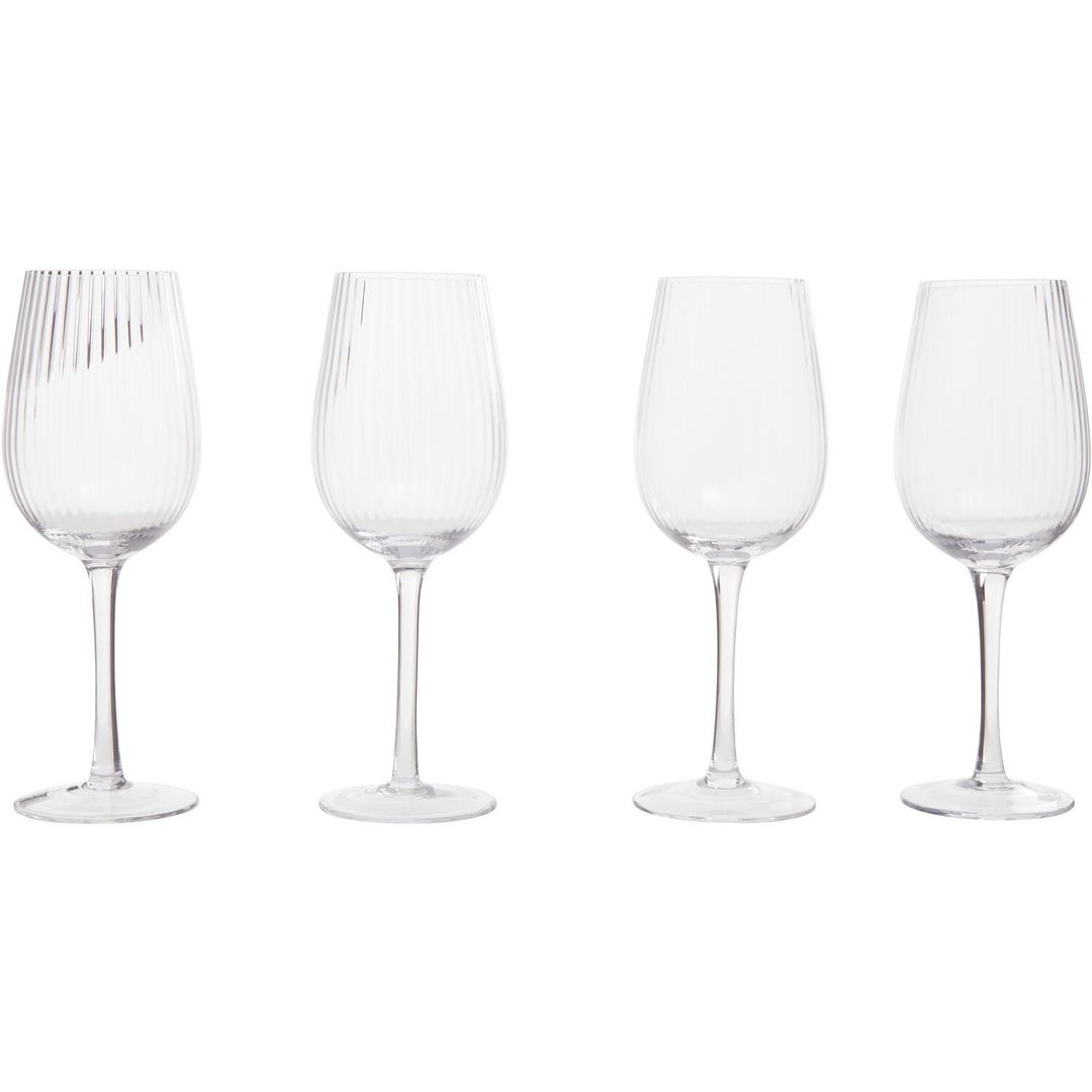 Lyle Set of Four Wine Glasses - Transparent - Image 1