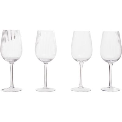 Lyle Set of Four Wine Glasses - Transparent