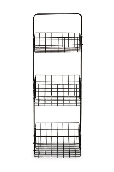 Kirby Three Tier Black Storage Caddy