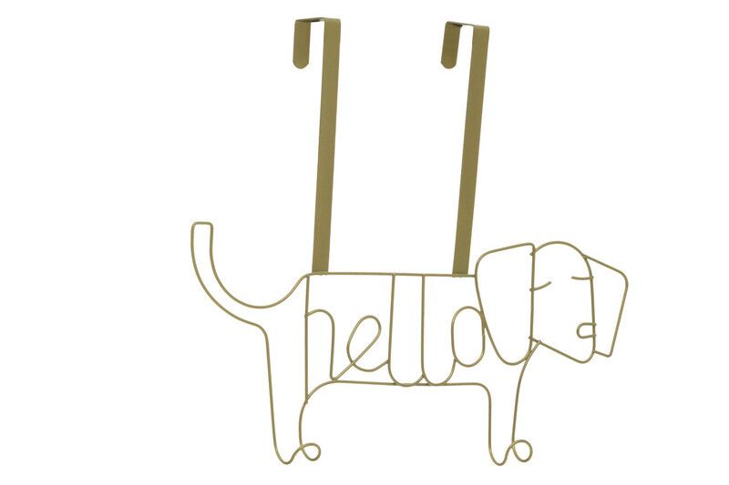 Kirby Gold Finish Sausage Dog Hanger - Gold - Image 1
