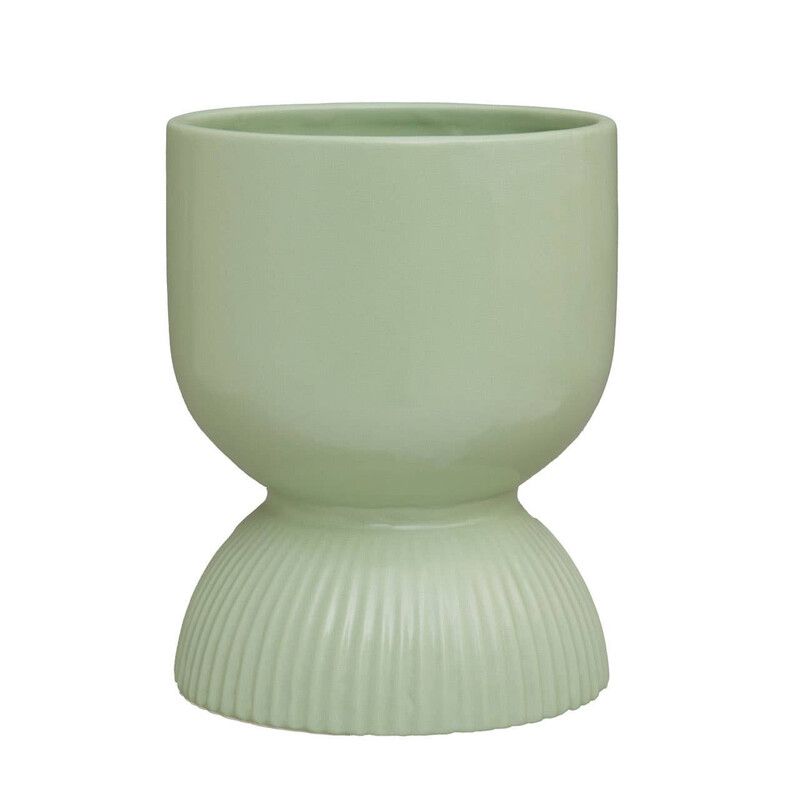 Fia Sage Green Planter - Green - Image 1