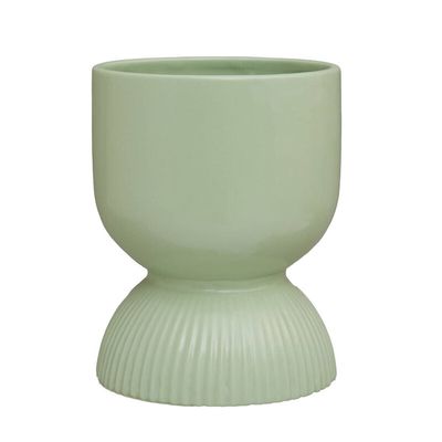 Fia Sage Green Planter - Green