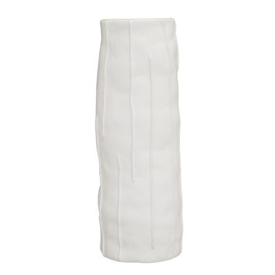 Chiara Medium Natural Sand Effect Vase - Dolomite 100%