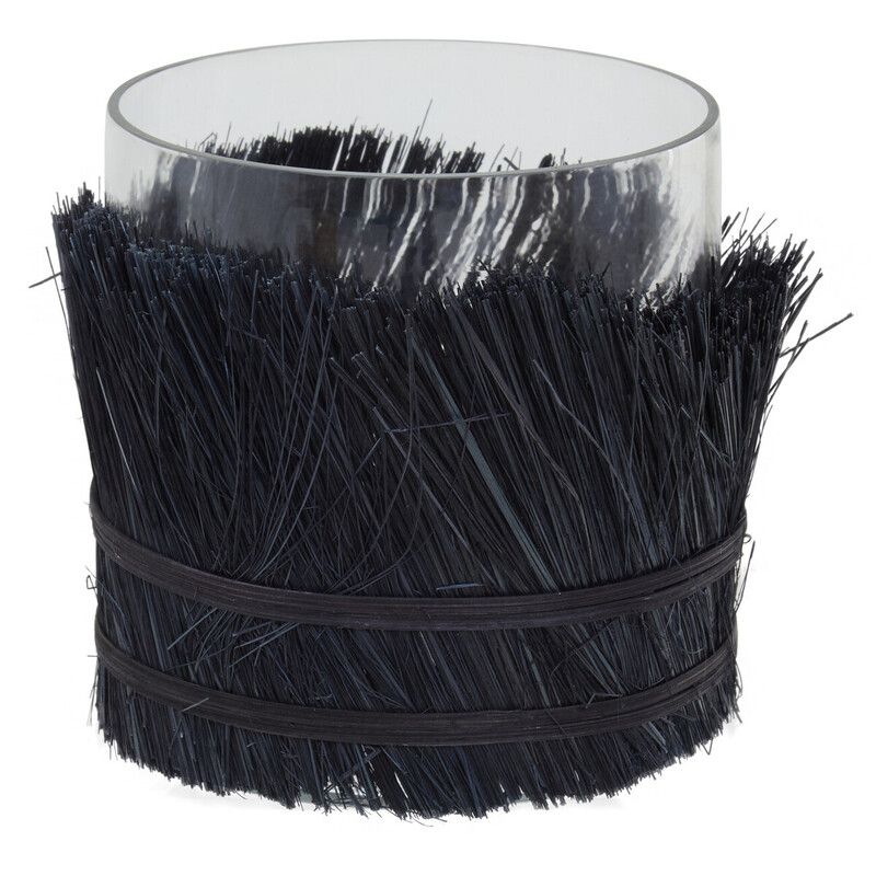 Kuta Black Small Candle Holder - Black - Image 1