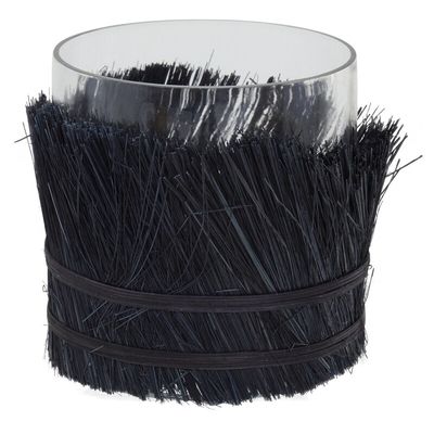 Kuta Black Small Candle Holder - Black