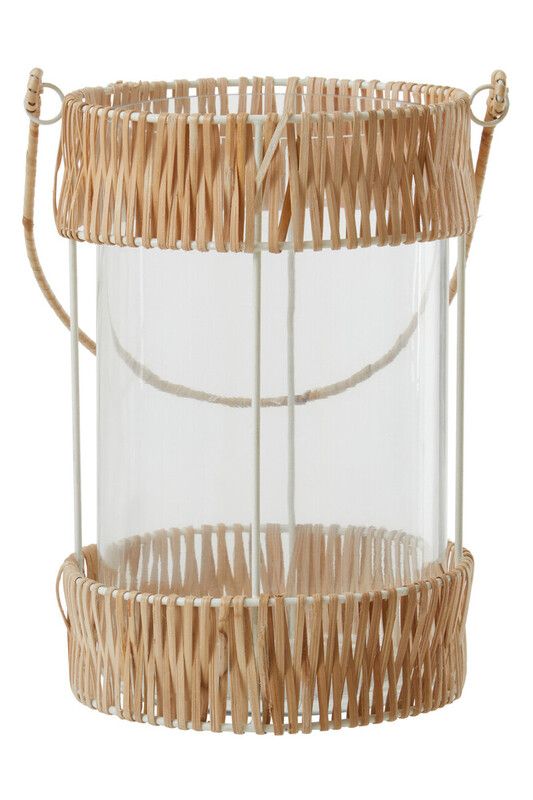 Kuta Natural And White Large Lantern - Image 1
