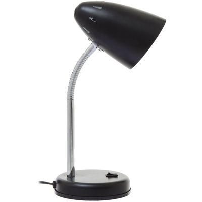 Flexi Matte Black Desk Lamp - Black
