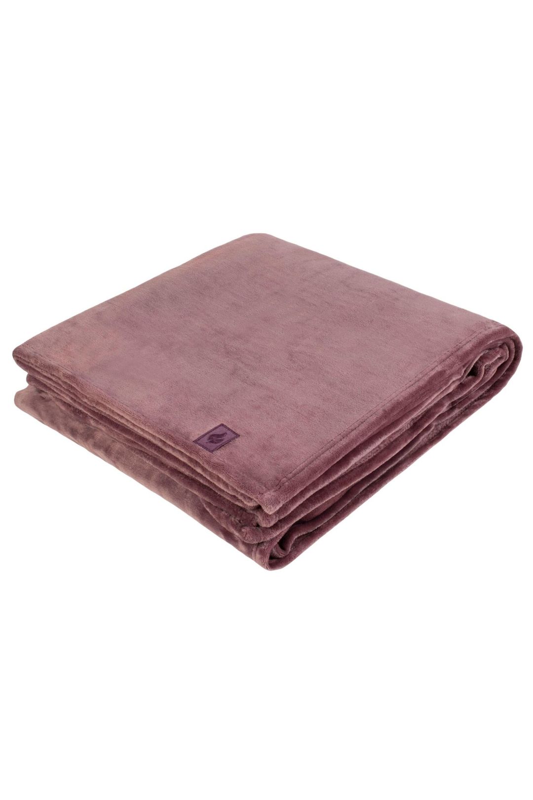 Extra Soft Warm Large Luxury Thermal Fleece Throw Blanket - 180 x 200 cm - Mauve - Image 1