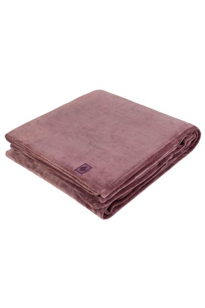 Extra Soft Warm Large Luxury Thermal Fleece Throw Blanket - 180 x 200 cm - Mauve