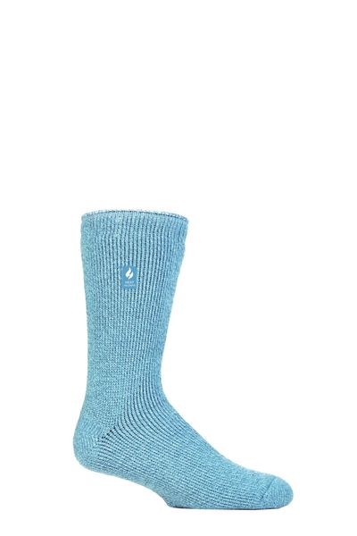 Mens Outdoor Winter Warm Thermal Merino Wool Socks - Blue