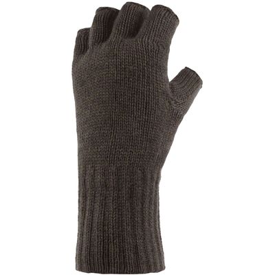 Mens 1 Pair Heat Holders 3.2 Tog Heatweaver Yarn Fingerless Gloves Forest Green One Size
