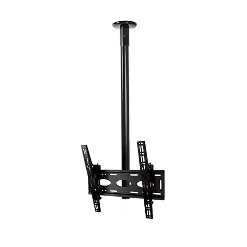 B-Tech Universal Flat Screen Ceiling Mount with Tilt (VESA 400) - 1m 50mm Pole - Image 1